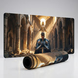 PopMyPad - Tapis de Souris Gamer XXL - Édition Chevalier & Ange Divin