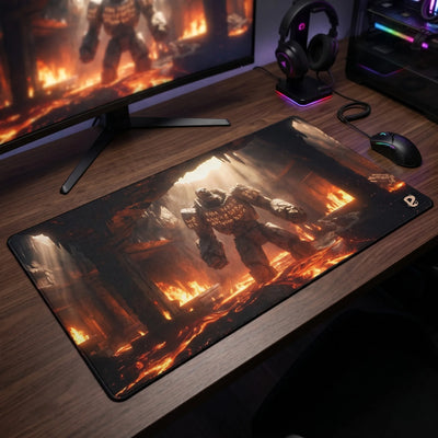 PopMyPad - XXL Gaming Mouse Pad - Volcanic Lava Golem