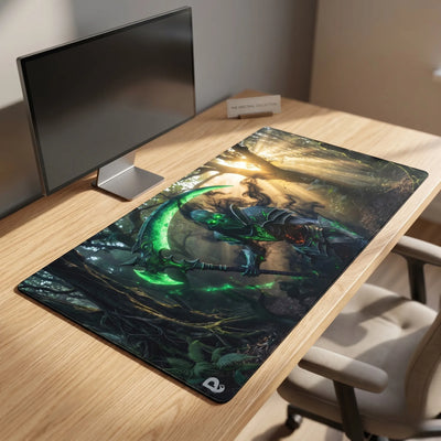 PopMyPad - XXL Mouse Pad - XL/XXL Size - Neon Green Reaper