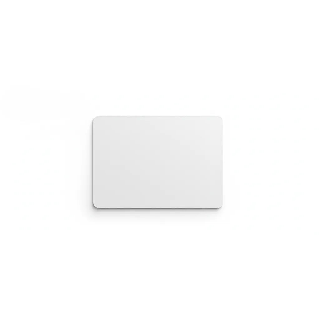Minimalist White Mouse Pad - Purity & Comfort Edition