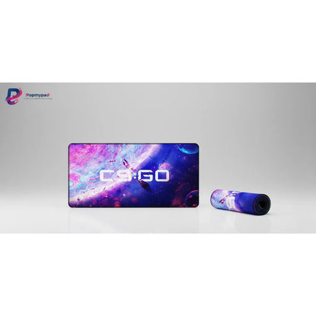 Tapis de Souris CS:GO Édition Galaxie - Glisse Ultime & Précision E-sport avec design galactique