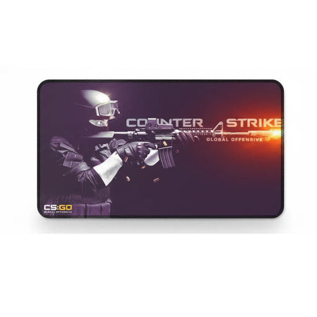 Tapis de Souris CS:GO Tactical Purple - Glisse Ultime & Précision Esport avec design dynamique et esthétique agressive.