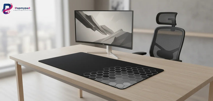"Hexa-Core" Designer Mouse Pad — Futuristic Style & XXL Gaming