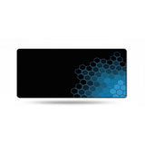 Blue Hexagonal Design Mouse Pad - Futuristic Gaming Style XXL