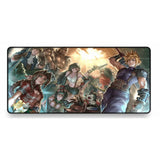 Tapis de Souris Gamer Final Fantasy VII - Édition Légendes de Midgar (XXL) avec artwork des héros de Midgar.