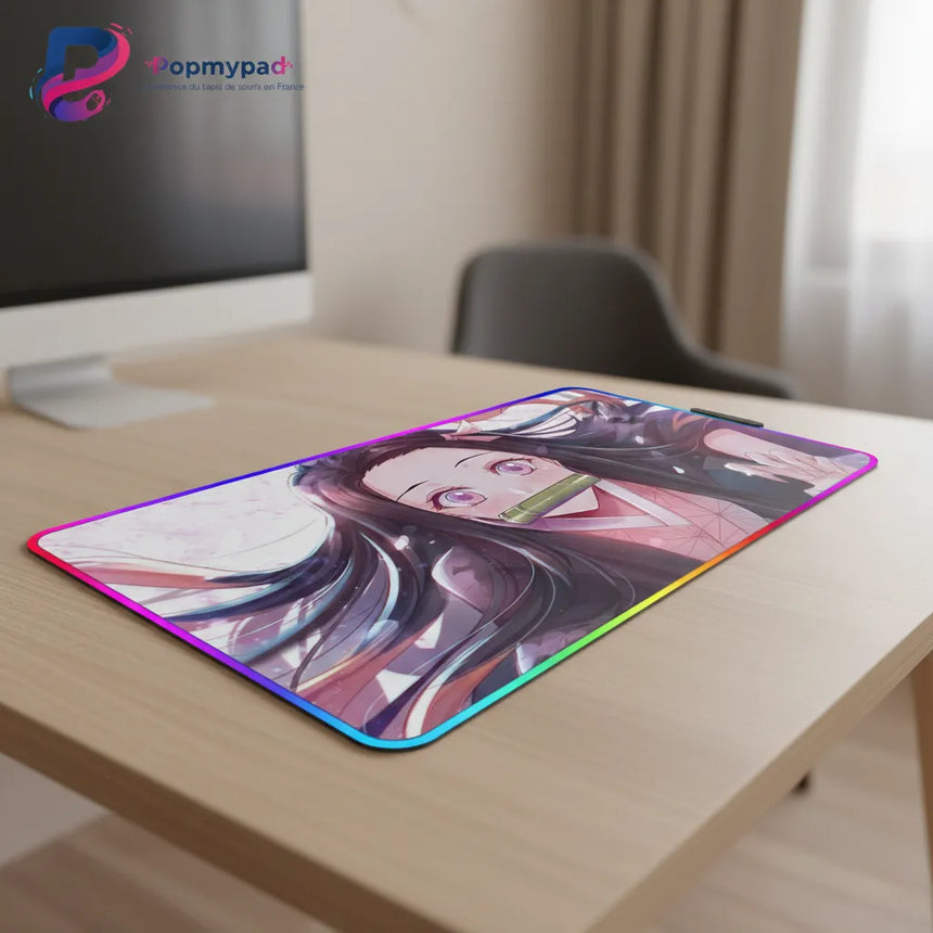 Nezuko Edition RGB Gaming Mouse Pad - Demon Slayer XXL