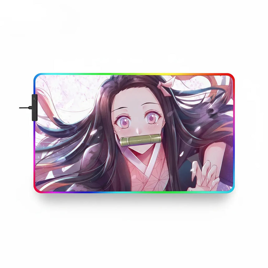 Nezuko Edition RGB Gaming Mouse Pad - Demon Slayer XXL