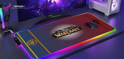 World of Warcraft Gamer Mouse Pad - Alliance vs Horde RGB Edition