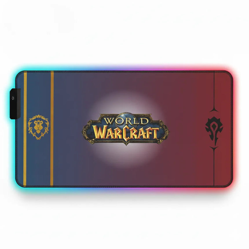 World of Warcraft Gamer Mouse Pad - Alliance vs Horde RGB Edition