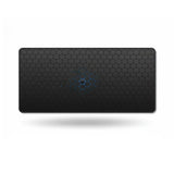 XXL Gaming Mouse Pad - Futuristic Hexagonal & Cyan Design