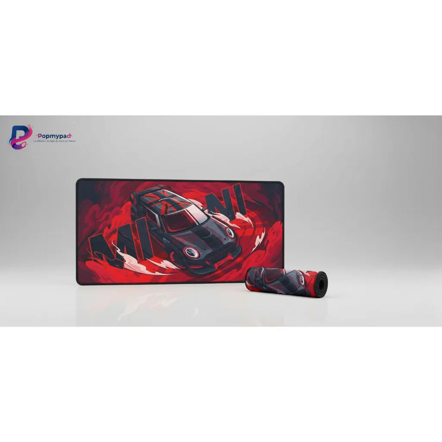 Gaming Mouse Pad - Mini Racing Legend Edition - Dynamic Red & Black
