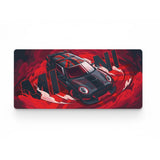 Gaming Mouse Pad - Mini Racing Legend Edition - Dynamic Red & Black
