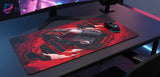 Gaming Mouse Pad - Mini Racing Legend Edition - Dynamic Red & Black