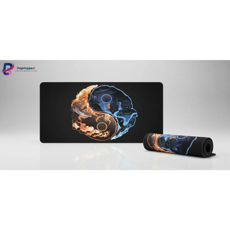 Tapis de Souris Gaming CS:GO - Édition Limitée Yin-Yang (CT vs T) avec un design dualiste unique.