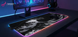 "Great Wave" Gaming Mouse Pad – Premium Monochrome Japanese Design