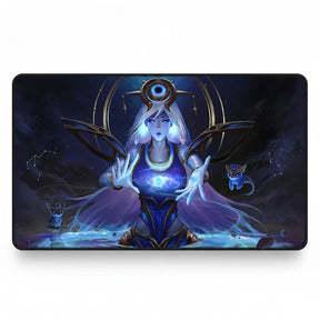 Tapis de Souris Gaming League of Legends - Lux Cosmos Edition avec design galactique de Lux