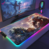 RGB Gaming Mouse Pad - Legendary Duel Edition: Azeroth