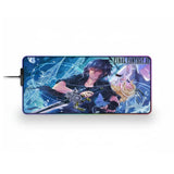 Tapis de Souris Gaming RGB - Final Fantasy XV Edition Noctis & Luna avec illustration HD de Noctis et Luna.