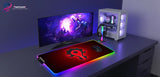 RGB Gaming Mouse Pad - World of Warcraft Horde Edition (XXL)
