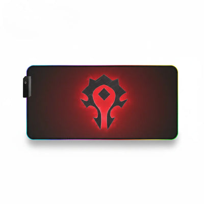 RGB Gaming Mouse Pad - World of Warcraft Horde Edition (XXL)