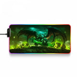 RGB Gaming Mouse Pad - World of Warcraft Illidan Stormrage Edition
