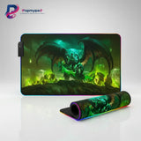 RGB Gaming Mouse Pad - World of Warcraft Illidan Stormrage Edition
