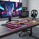 Demon Slayer RGB Gaming Mouse Pad - Tengen Uzui & Tanjiro Edition - XXL