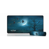 Tapis de Souris Gaming The Witcher - Édition Magiciennes & Sorcellerie avec illustration de sorcières sur vol.