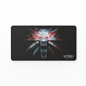 Tapis de Souris Gaming The Witcher 3 - Édition Wolf Medallion avec le médaillon de l'École du Loup en design épique.