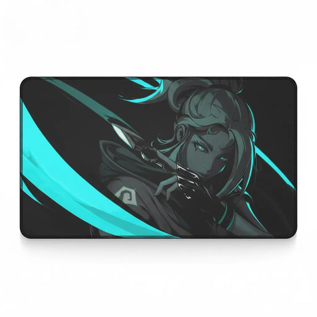 Tapis de Souris Gaming Valorant - Édition Spéciale Jett : Vitesse & Précision Esport avec design dynamique.