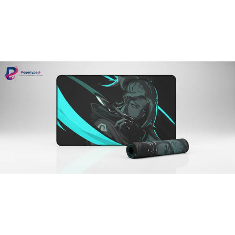 Tapis de Souris Gaming Valorant - Édition Spéciale Jett : Vitesse & Précision Esport avec design dynamique de Jett.