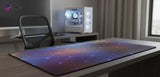 XXL Gaming Mouse Pad - Futuristic Geometric & Neon Design