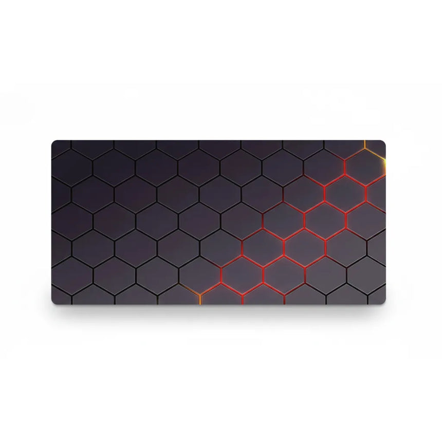 XXL Gaming Mouse Pad - 3D Hexagonal Design "Cyber ​​Fusion"