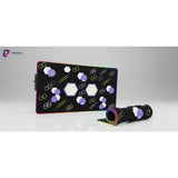 XXL Gaming Mouse Pad - Futuristic Hexagon Design & RGB Borders