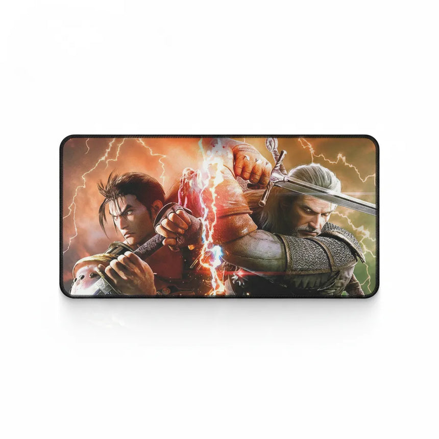 XXL Gaming Mouse Pad - The Witcher x SoulCalibur: Duel of Legends