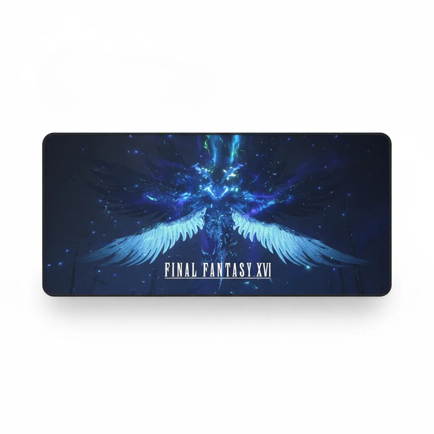 Tapis de Souris Gaming XXL Final Fantasy XVI - Édition Primordiale avec design d'ailes majestueuses