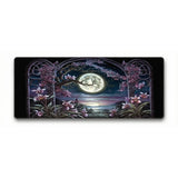 Gaming & Office Mouse Pad - Lunar Arch & Night Fantasy Landscape