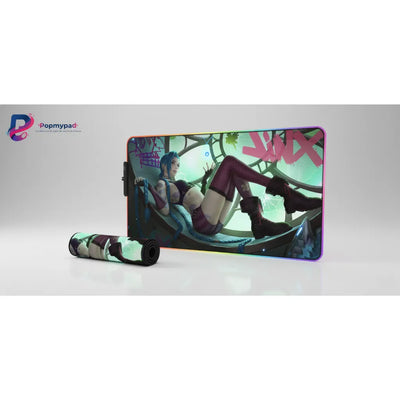 League of Legends Jinx Mouse Pad - Ultra-Precise RGB Edition