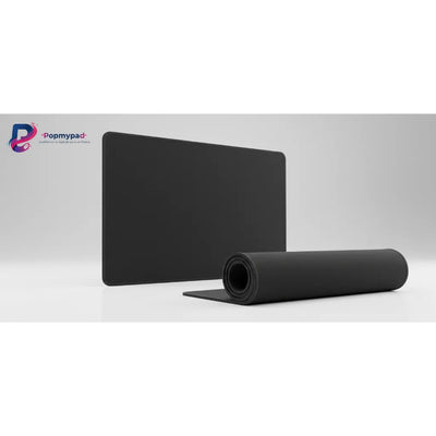 Minimalist Black Mouse Pad - Elegance & High Precision