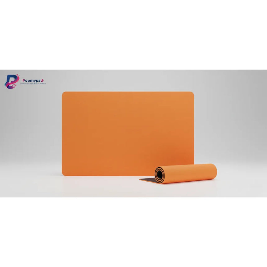 Vibrant Orange Mouse Pad - Premium Edition