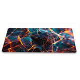 Polygon Mouse Pad — Abstract Network & Futuristic Design