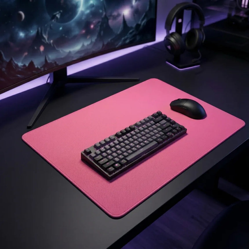 Pro Speed Neon Pink Mouse Pad (450x400mm) - Fast Glide Esport - PopMyPad