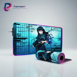 Demon Slayer RGB Mouse Pad - Muichiro Tokito Design | Ultimate Glide