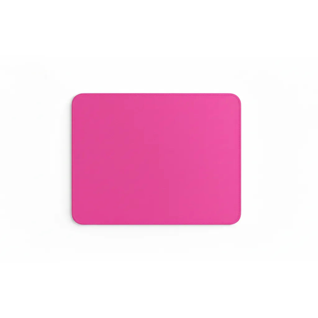 Vibrant Pink Mouse Pad — Monochrome Elegance & Ultimate Precision
