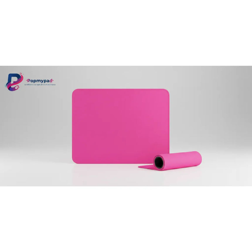 Vibrant Pink Mouse Pad — Monochrome Elegance & Ultimate Precision