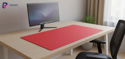 Passion Red Mouse Pad - Minimalist Design & XXL Precision