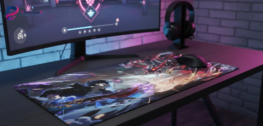 Solo Leveling Mouse Pad - Epic Duel by Sung Jinwoo