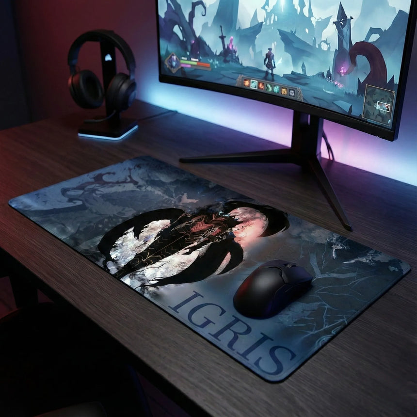 Solo Leveling Mouse Pad - Igris the Red Edition: The Commander of Shadows