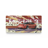 Tesla Model 3 Mouse Pad - Artistic Illustration Edition "Electric Speed"