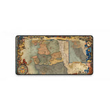 Tapis de Souris The Witcher - Édition Carte du Continent - XXL avec design détaillé de carte ancienne